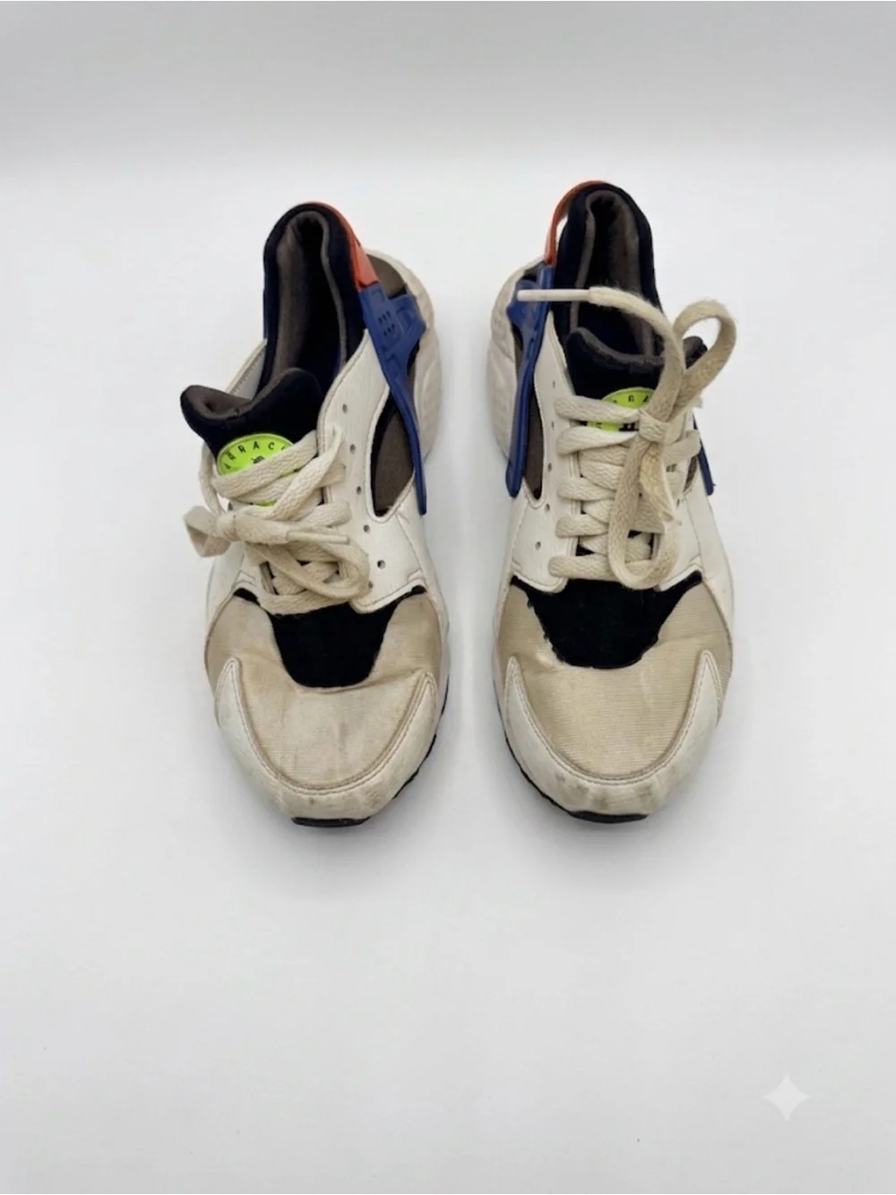 Kids Nike Hurrache - White, Blue & Black